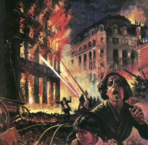 San Francisco Earthquake, 1906 by English School